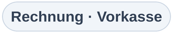 Rechnung / Vorkasse